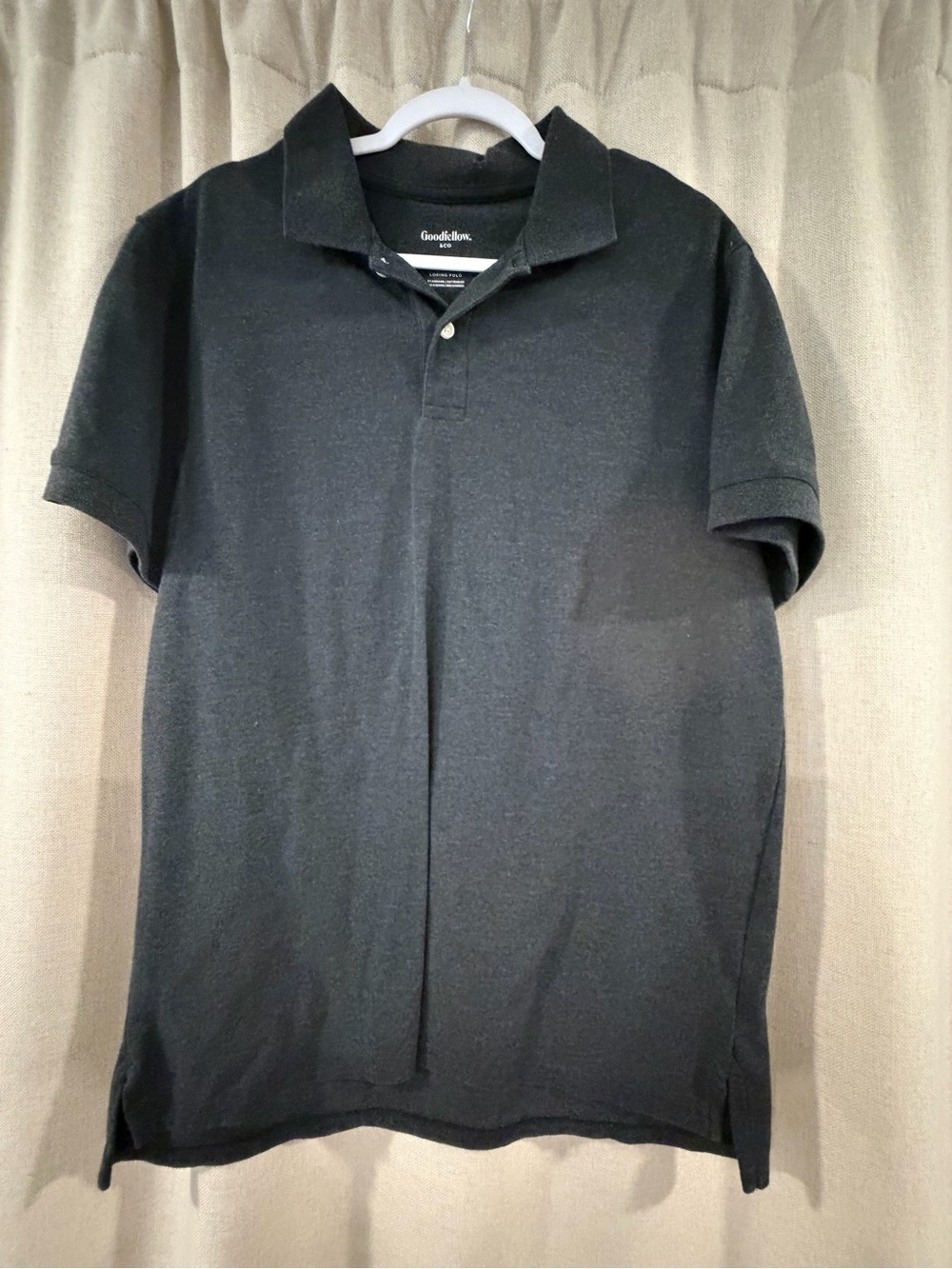 Goodfellow & Co Black Men's Polo Shirt - Short Sleeve